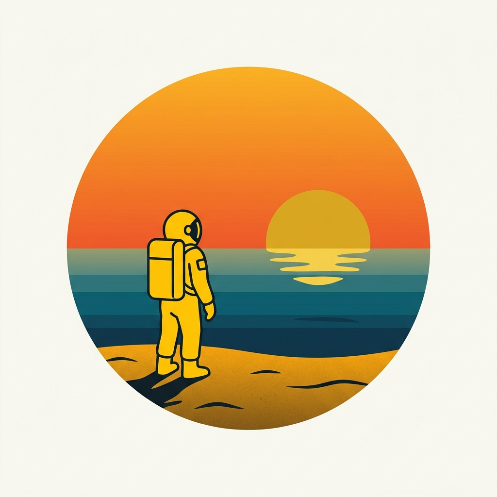 Astronaut illustration